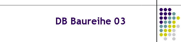 DB Baureihe 03